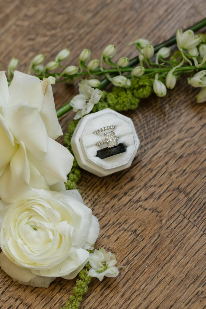 Green Wedding Invitation Suite at The Wells Estate